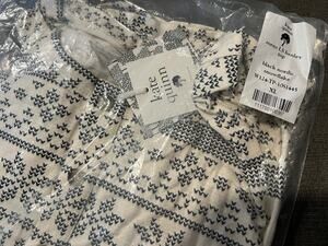 NWT Kate Quinn Nordic Snowflake Longsleeve Men's Henley Shirt Top XXL